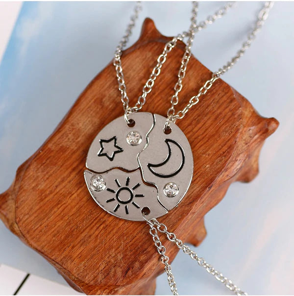 Colares da Amizade - Sol - Lua - Estrela