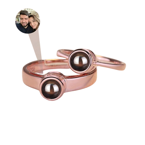 Par de Alianças Photo Lovers - Foto Personalizável