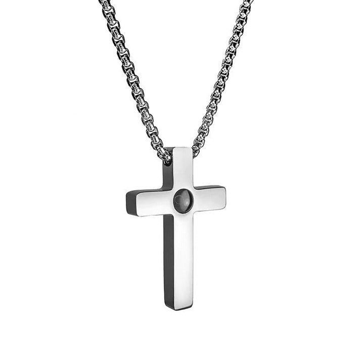 Colar Crucifixo Eterno - Foto Personalizável