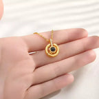 Colar Círculo do Infinito - Foto Personalizável