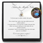Colar Momentos Eternos - Foto Personalizável + Caixa Com Cartão Brinde