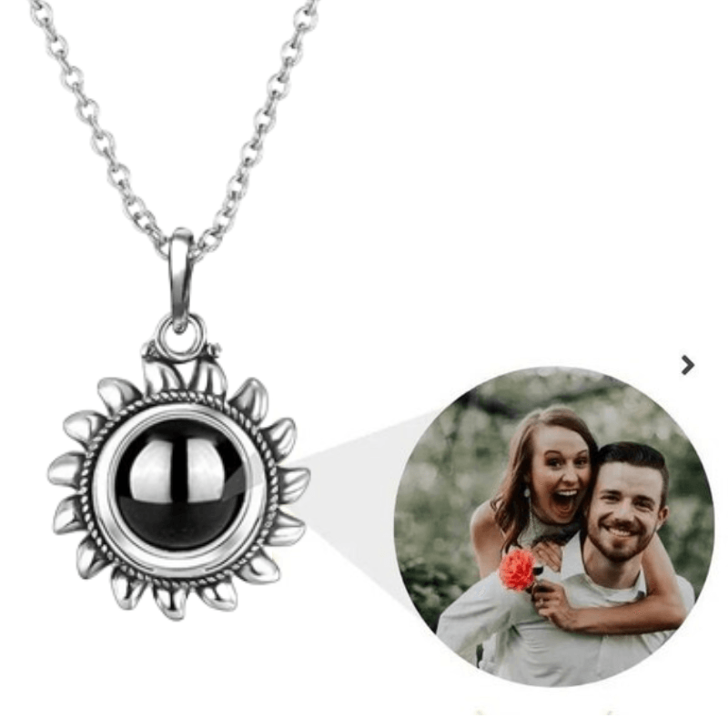 Colar Sol de Amor - Foto Personalizável