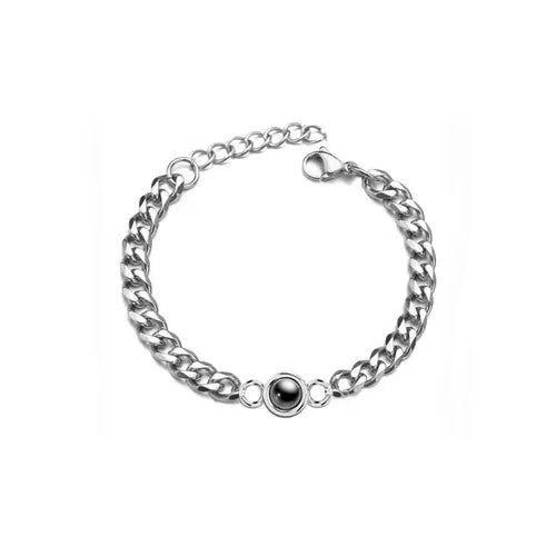 Pulseira Amor Infinito - Foto Personalizável