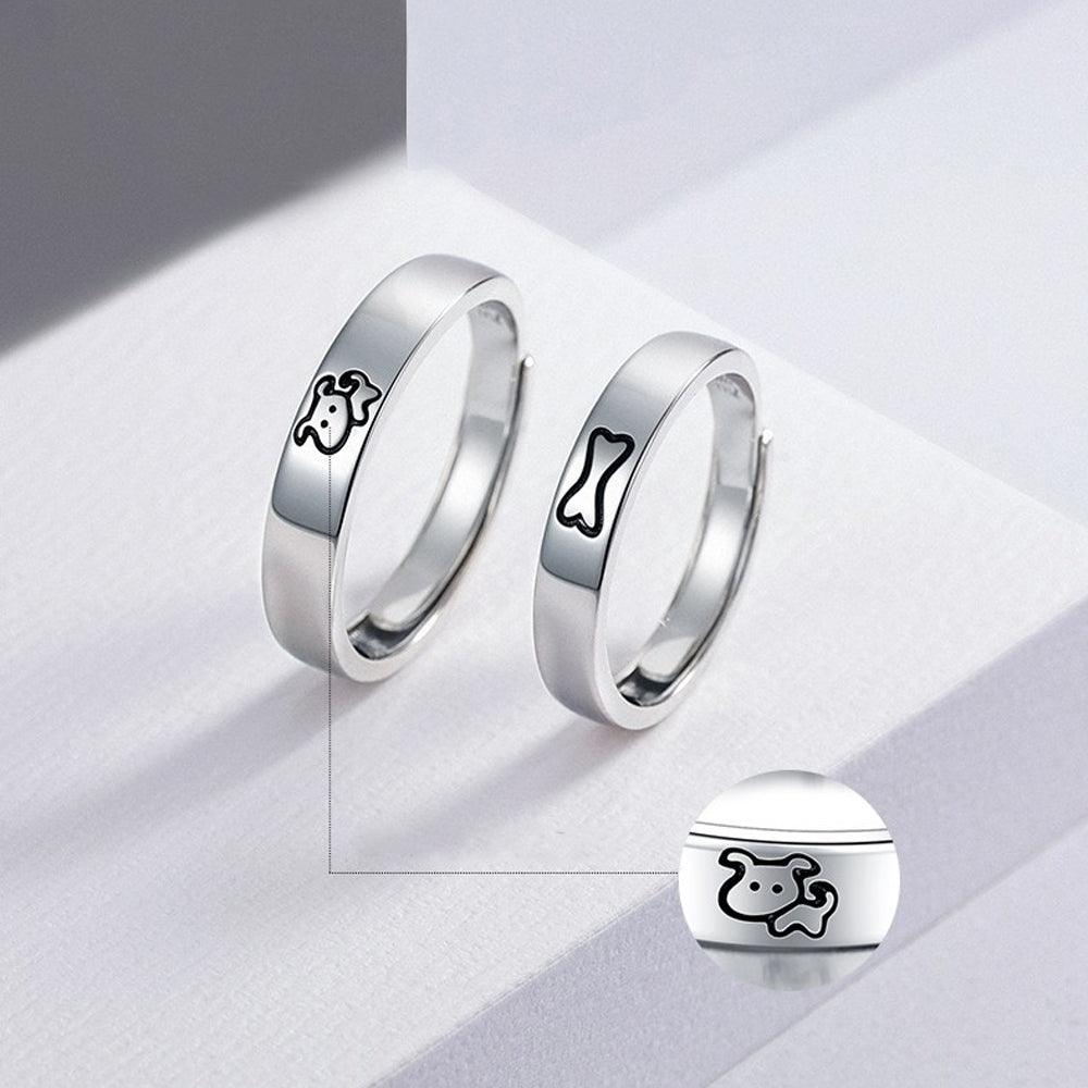 Par de Alianças Doguinho
