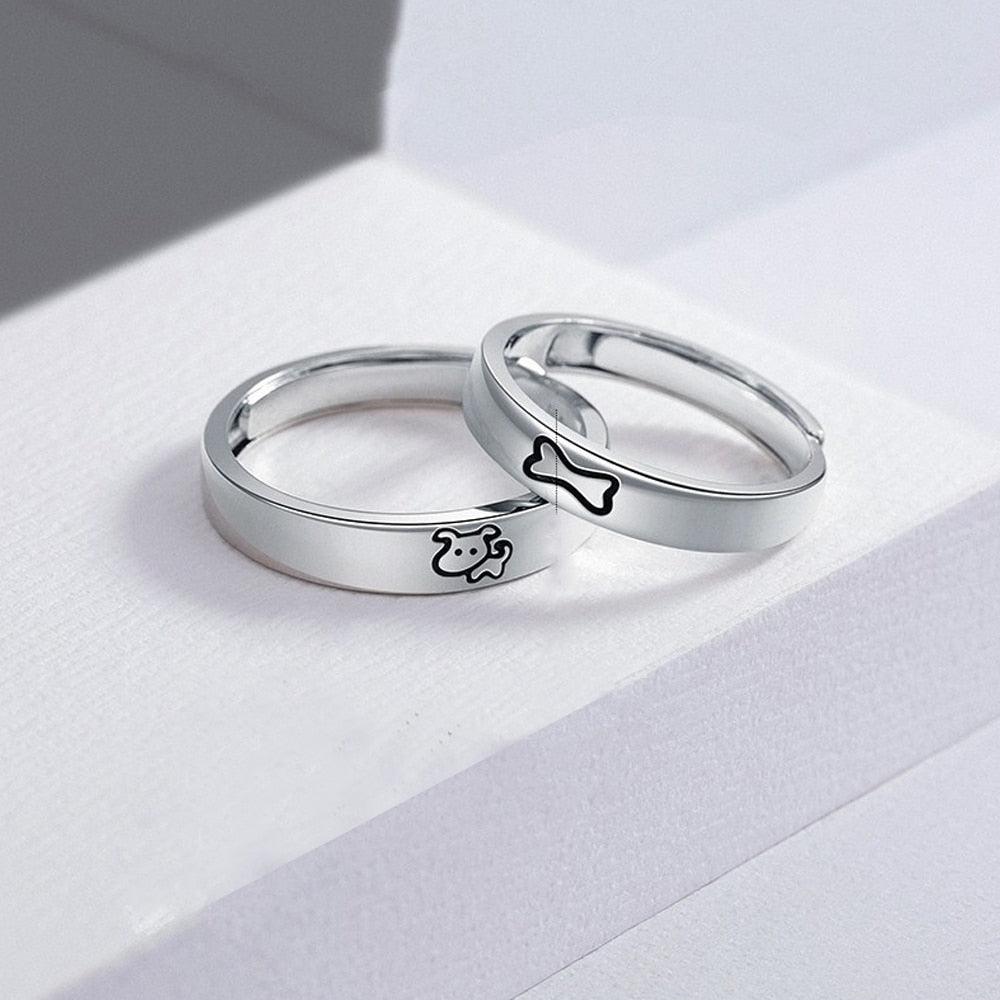 Par de Alianças Doguinho
