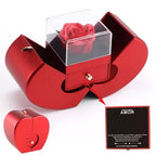 Colar Para Meu Amor Prata 925 + Caixa Com Rosa